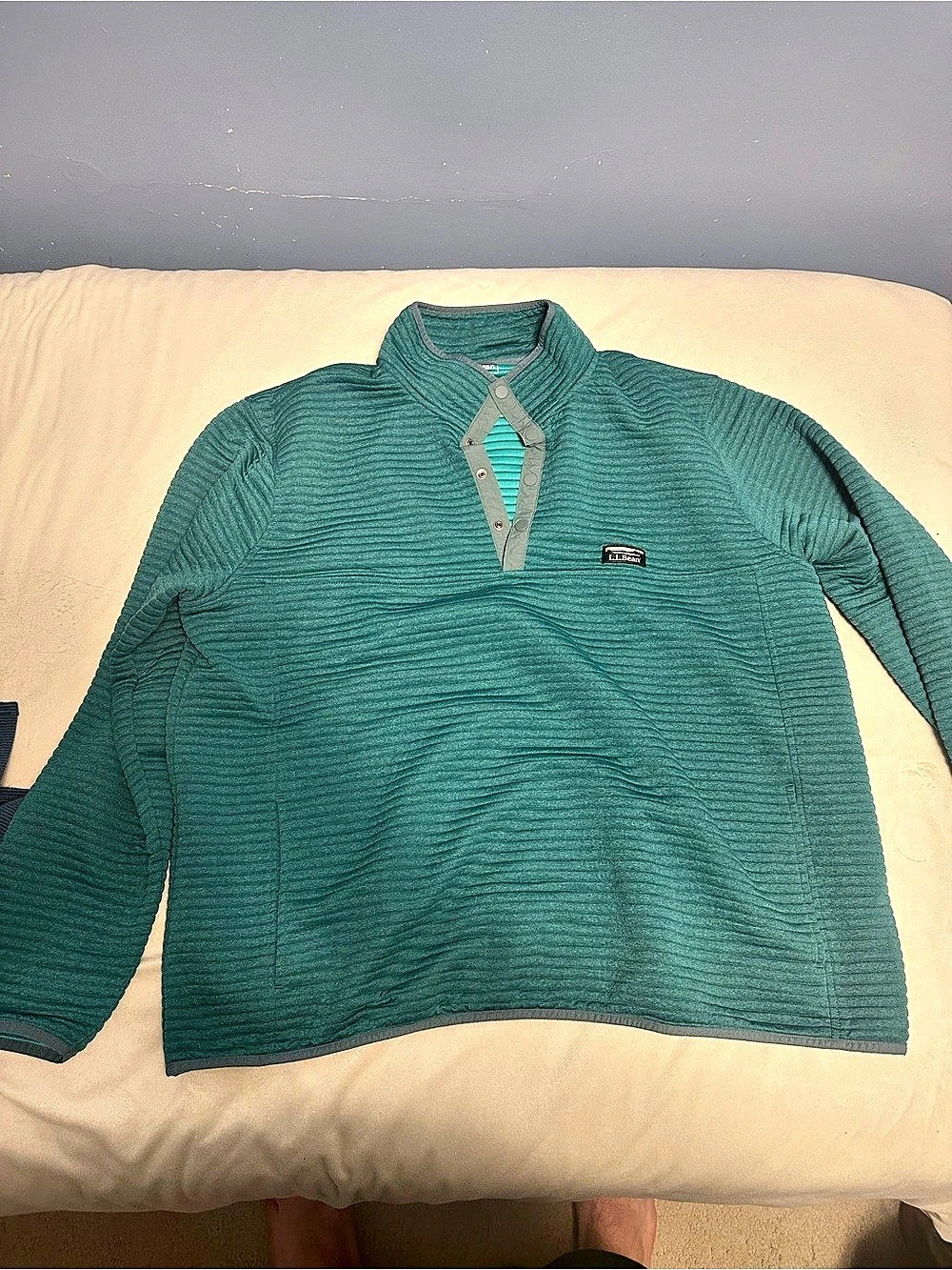L.L.Bean Men's Airlight Knit Pullover Green XXL Tall